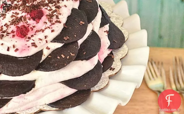 Bolo De Bolacha De Chocolate Com Framboesa