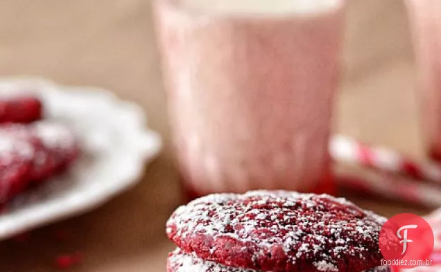 Biscoitos De Manteiga Pegajosos De Veludo Vermelho
