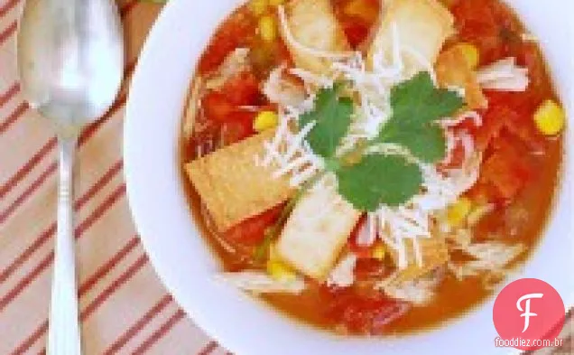 Sopa De Tortilha De Frango