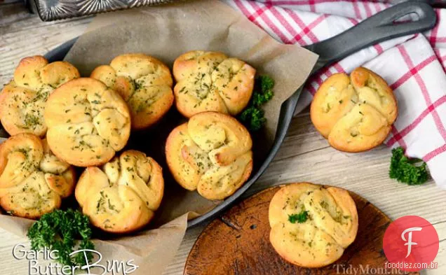 Pãezinhos Fáceis De Manteiga De Alho
