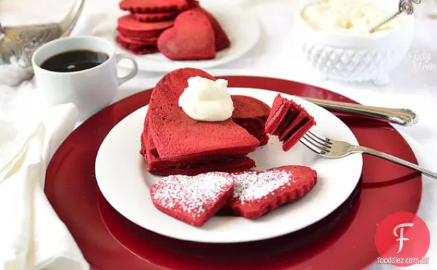 Panquecas De Veludo Vermelho