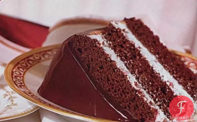 Peppermint Fudge Cake