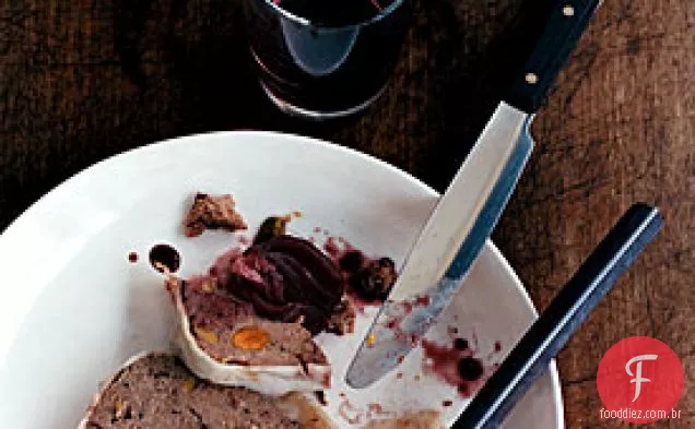Terrina de pato com chalotas vitrificadas