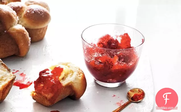 Rolinhos Doces De Folha De Trevo De Baunilha