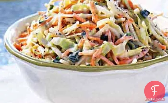 Slaw de sementes de maçã e papoula