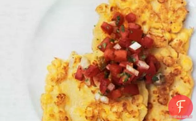 Bolinhos de milho com Salsa