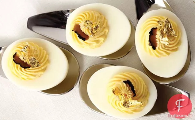 Luxe Truffle Deviled Eggs