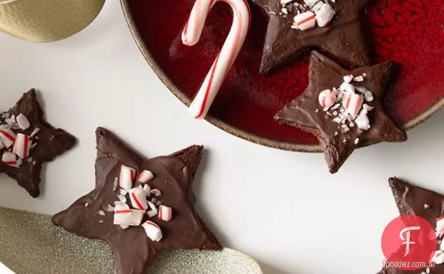 Chocolate Peppermint Stars