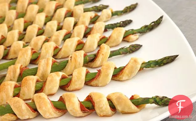Espirais De Espargos Prosciutto