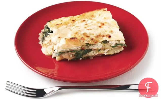 Espinafre, Pesto e Fontina Lasanha