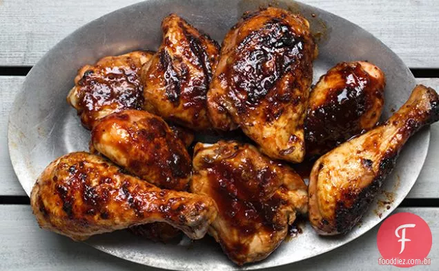 Frango grelhado agridoce picante