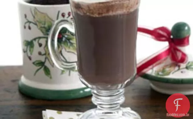 Mistura De Chocolate Quente Com Baunilha