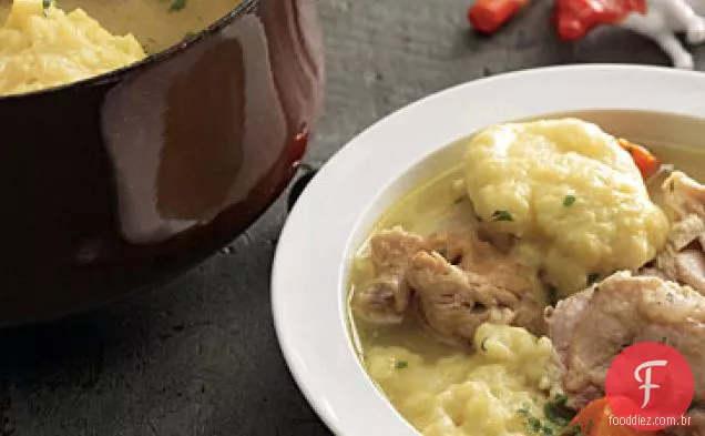 Frango e bolinhos