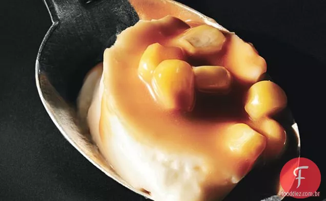 Milho Panna Cotta com Dulce De Leche
