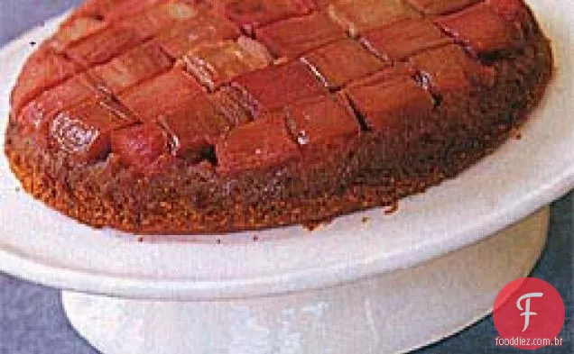 Anis De Ruibarbo Bolo De Cabeça Para Baixo