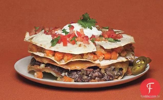 Empilhados Veggie Quesadilla