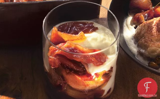 Creme Caramelizado Para Frutas De Inverno