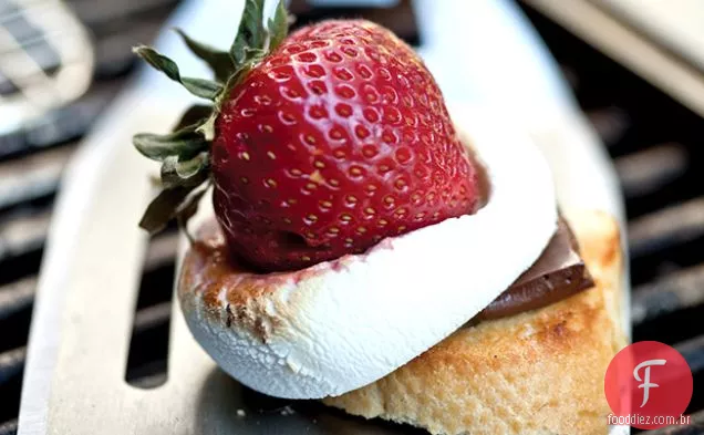 Morango espeto & Marshmallow s'mores