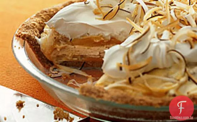 Sorvete de macadâmia e Torta de redemoinho de Sorvete De Manga