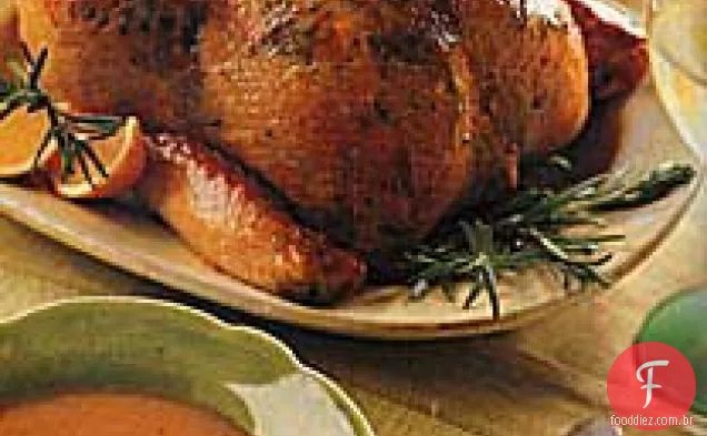 Frango assado com alecrim-Manteiga De Laranja