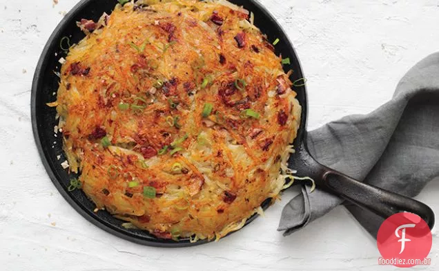 Rösti com Bacon e cebolinha