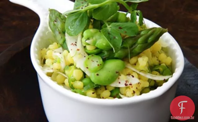 Jardim Inglês E Salada De Cuscuz Perolado Gigante