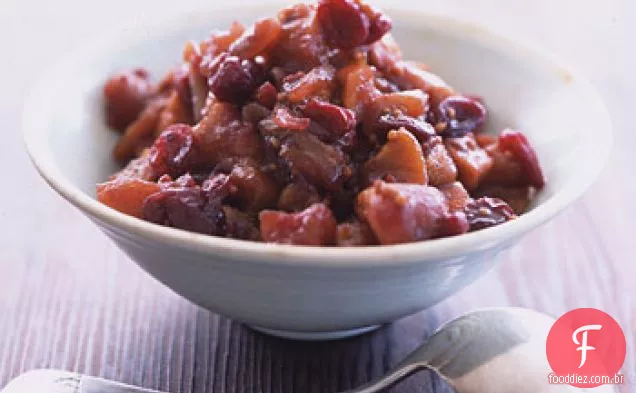 Chutney de maçã e Cranberry