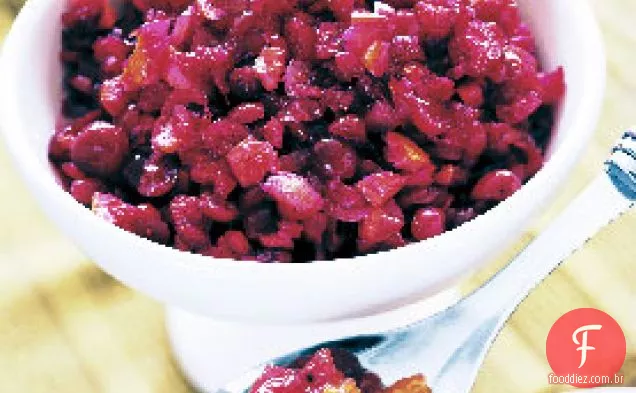 Cranberry, Tangerina e sabor de gengibre cristalizado