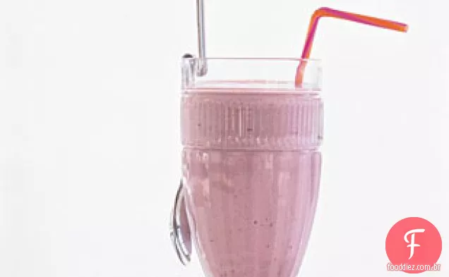 Shake De Leite De Morango E Soja