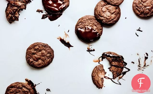 Chocolate Envidraçado-Crème Fraîche Cookies