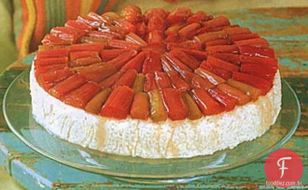 Pudim Arroz Ruibarbo