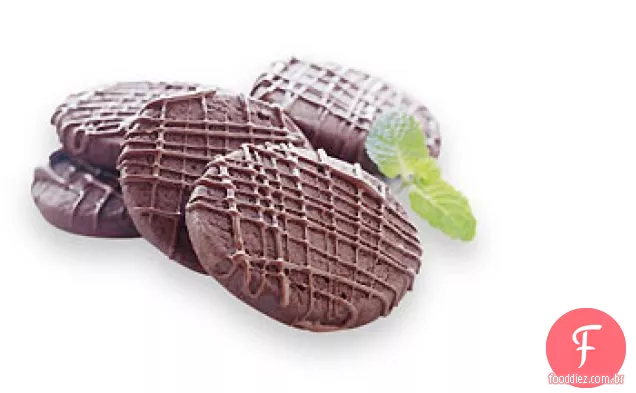 Biscoitos De Chocolate Com Hortelã
