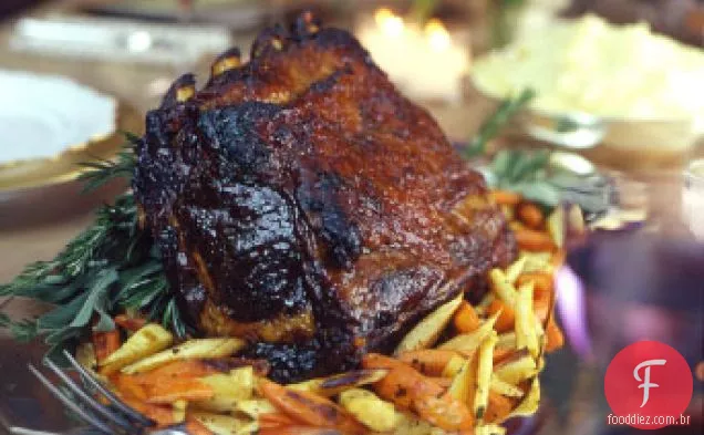 Buffalo Prime Rib com esmalte balsâmico Laranja