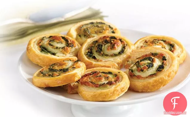 Redemoinhos De Espinafre E Queijo