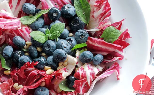 Mirtilos, Hortelã E Radicchio