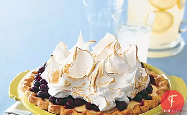 Torta De Mirtilo Merengue Limão