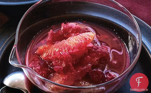Cranberry e Sangue Laranja Sabor