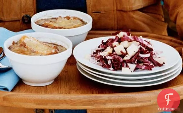 Salada Radicchio e pêra