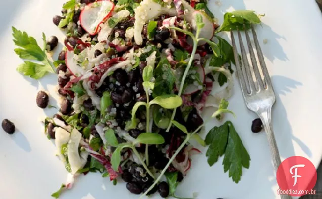 Salada De Feijão Preto Minty Para Uma Multidão