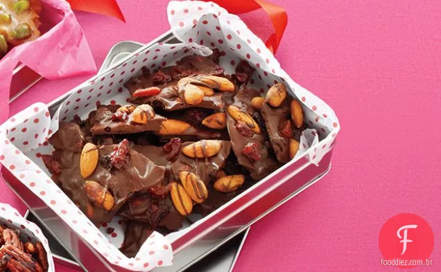 Casca De Chocolate Amêndoa-Cereja