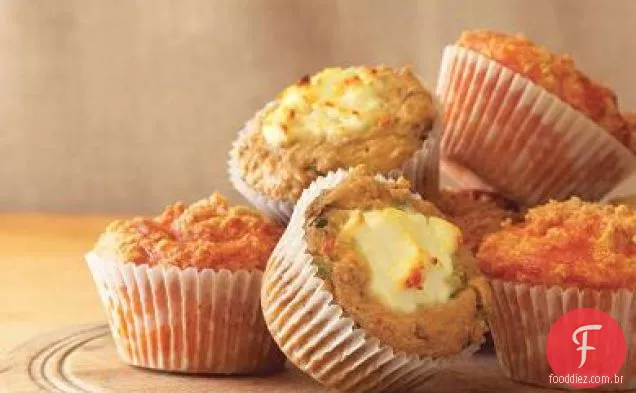 Bolinhos De Queijo De Cabra Com Cebolinha