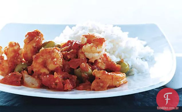 Camarão com molho de tomate Sherry