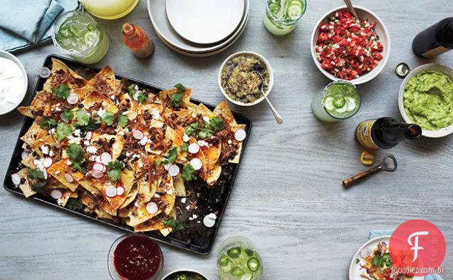 Nachos com todas as fixações