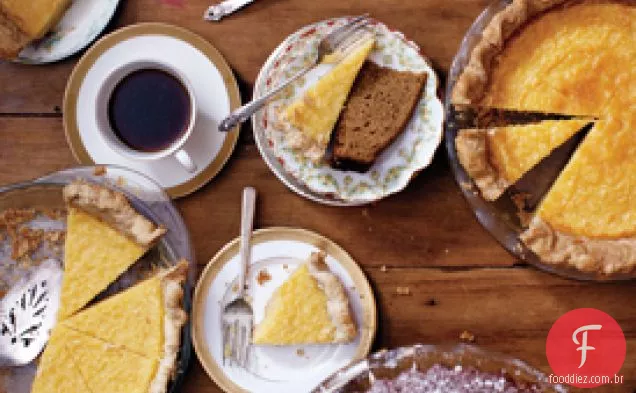 Buttermilk-Torta De Xadrez De Limão