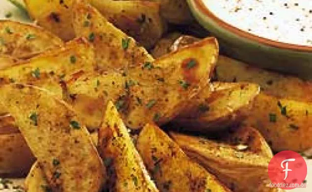Batatas assadas com Chipotle e alho