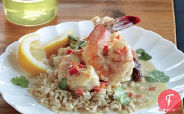 Curry-Camarão De Coco