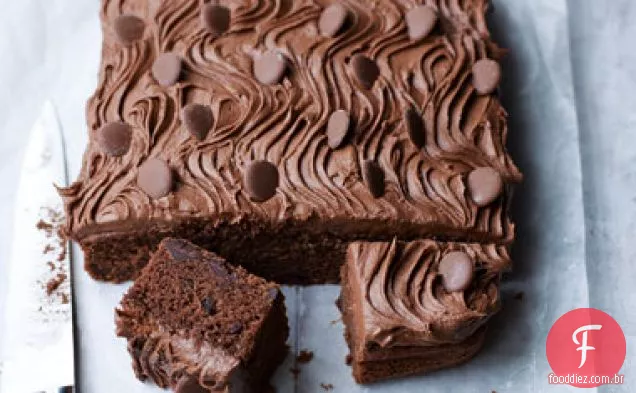 Bolo De Folha De Chocolate Duplo Rápido