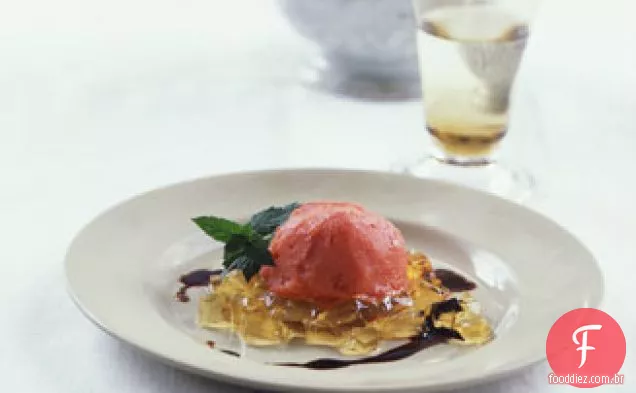 Gazpacho Sorbet com Apple Aspic