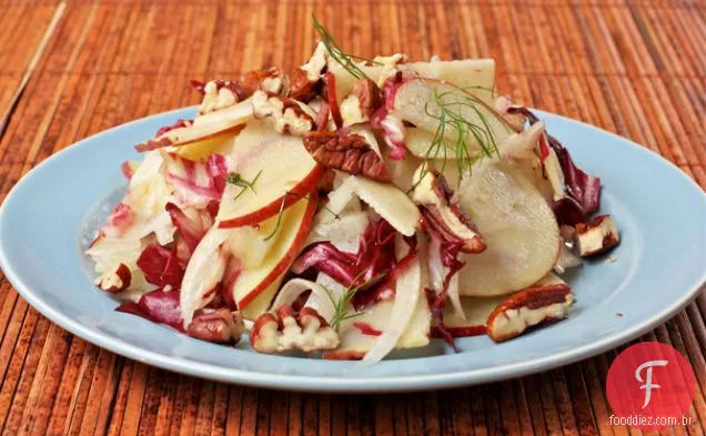 Salada De Erva-Doce, Radicchio E Maçã