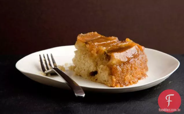 Bolo De Banana De Cabeça Para Baixo